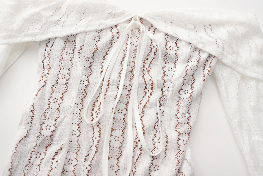 Celestine Lace Off-Shoulder Gown
