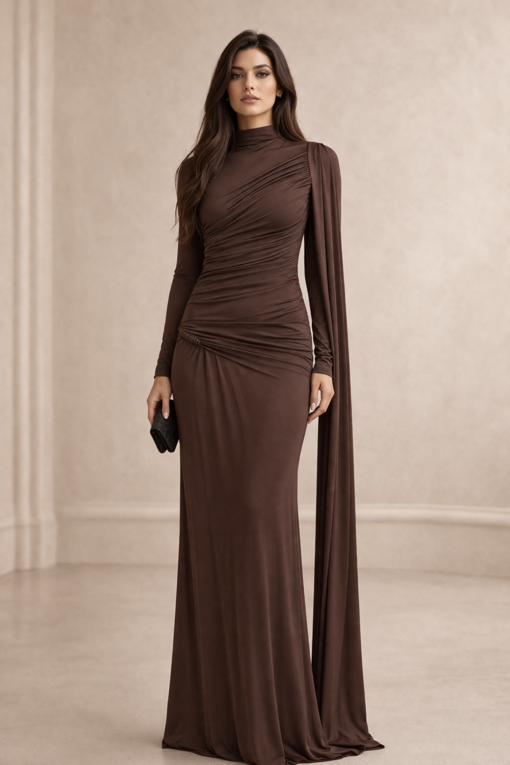The Sienna Drape Gown