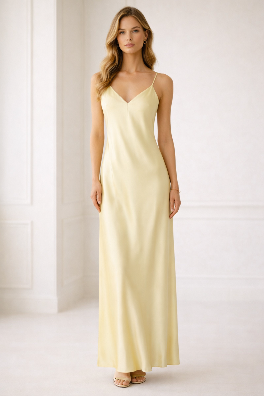 The Satin Slip Maxi Dress