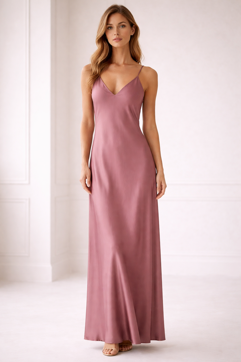 The Satin Slip Maxi Dress