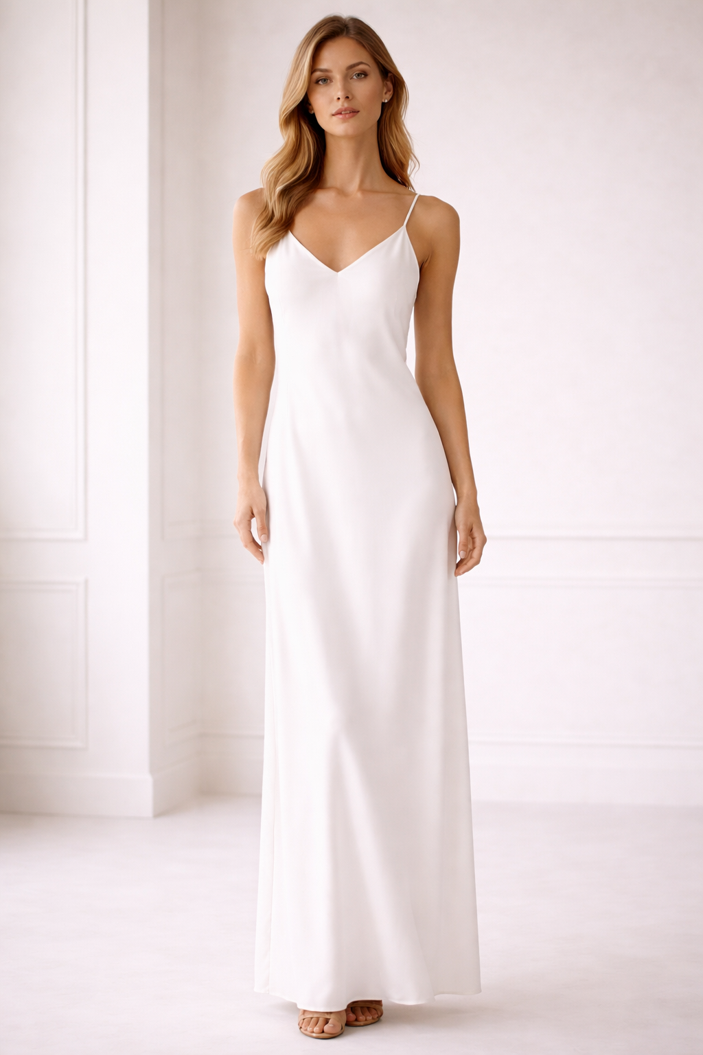 The Satin Slip Maxi Dress